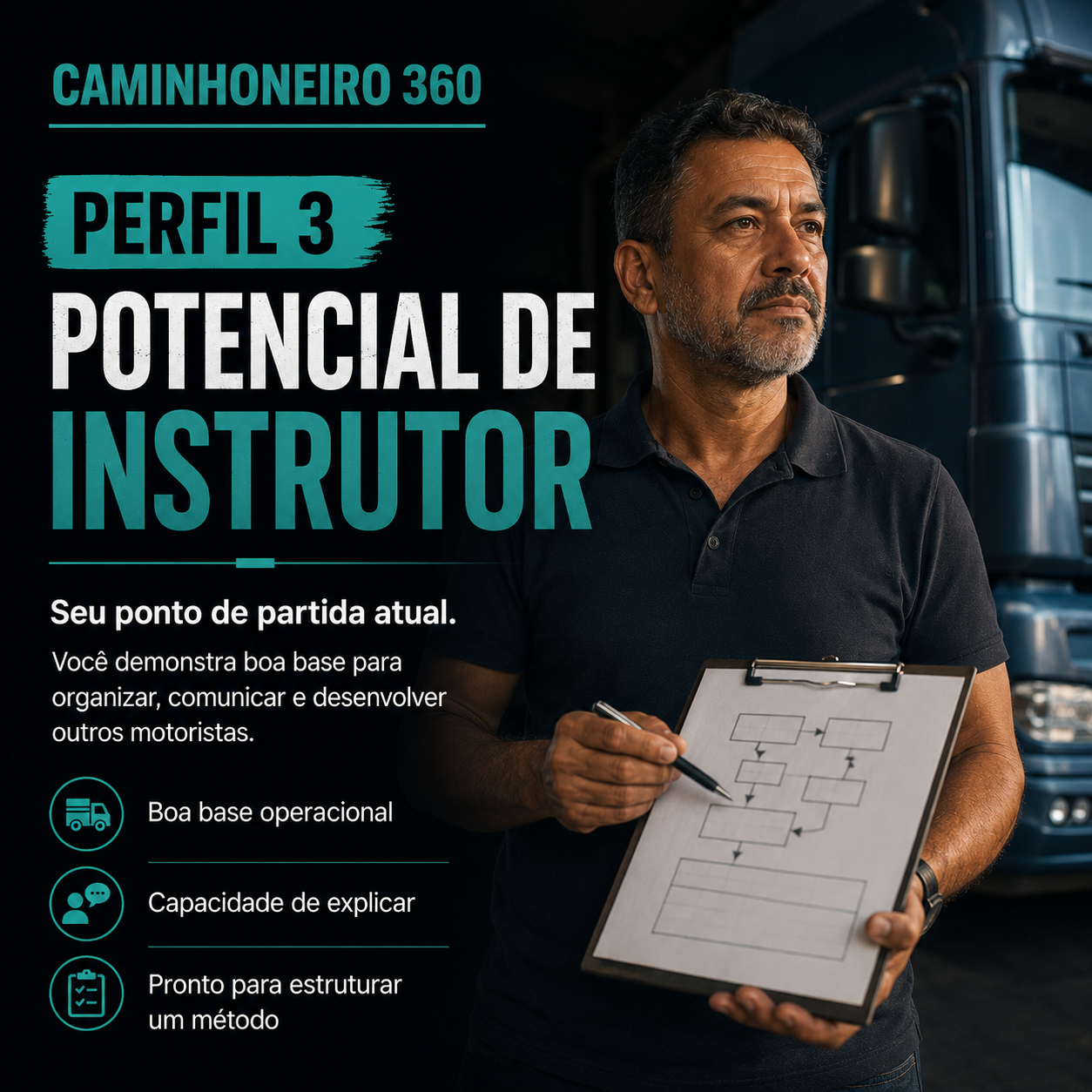 Perfil 3 — Potencial de Instrutor
